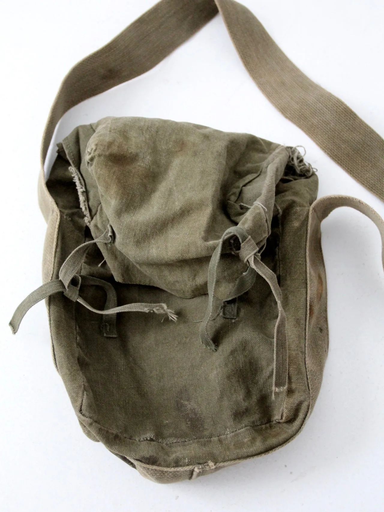 vintage army shoulder bag