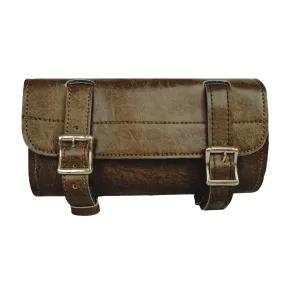 VS111DB Distressed Brown 2 Strap Plain Tool Bag with Quick Releases