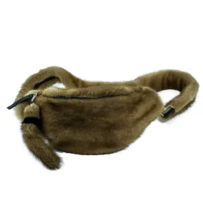 Waist bag in mink Camel