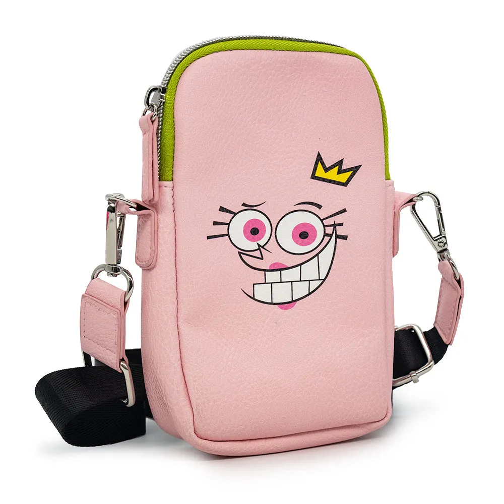 Wallet Phone Bag Holder - The Fairly OddParents Cosmo and Wanda Close-Up Expressions