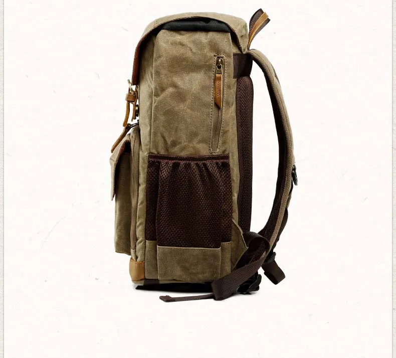 Water Proof Canvas Camera Backpack B12061