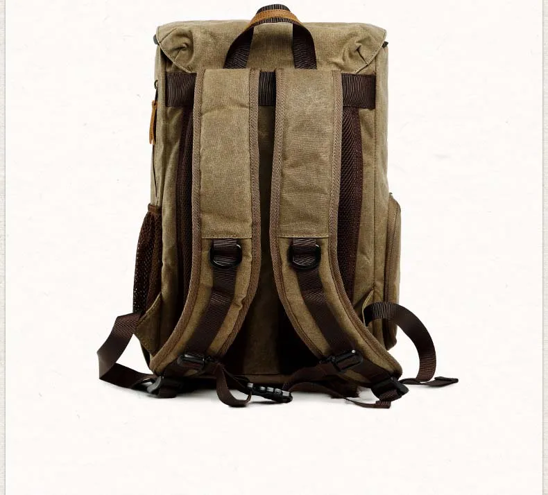 Water Proof Canvas Camera Backpack B12061