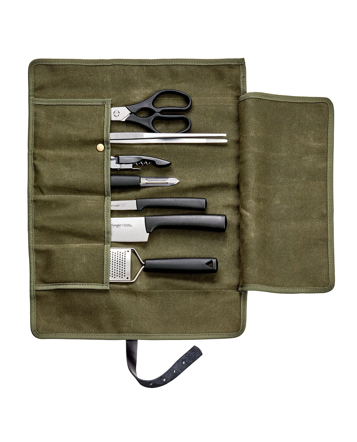 Waxed Canvas Tool Roll-up-bag Empty - SA0426