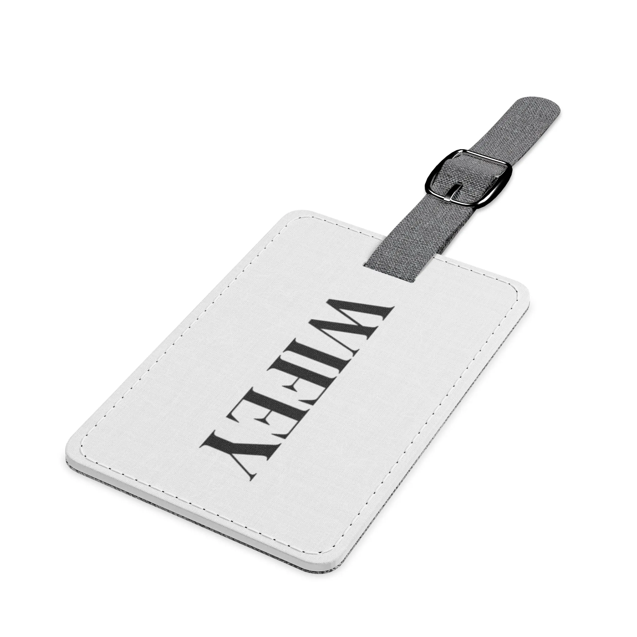 Wifey Saffiano Polyester Luggage Tag, Rectangle