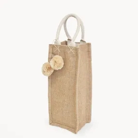 Wine Bag | Jute Canvas