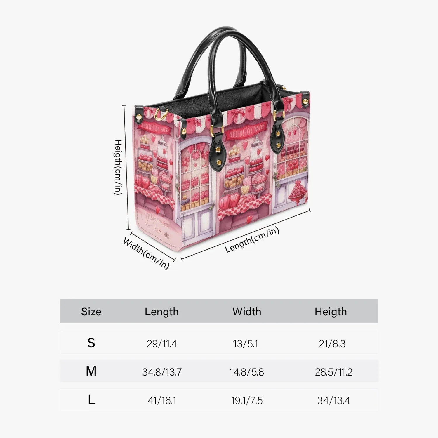 Women's Tote Bag - Candy Floss - Candy Hearts