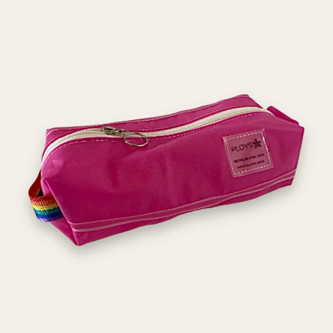 Zipper Box Pouch or Wash bag - recycled inflatables